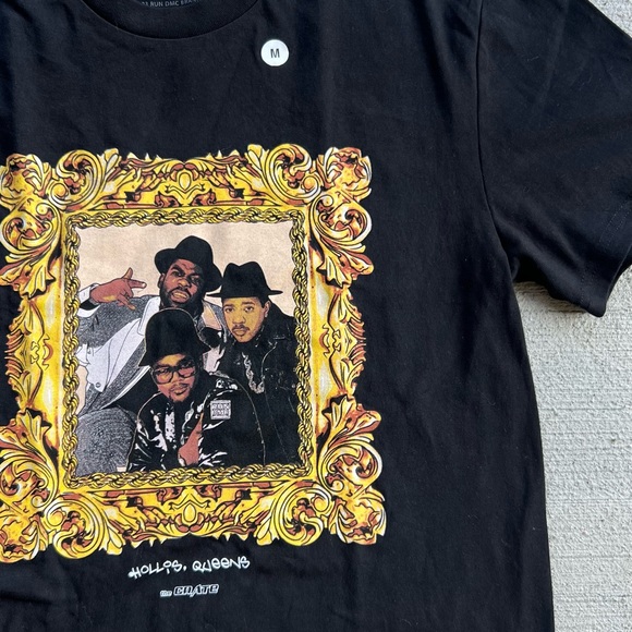 RARE! BARRIERS‎ x RUN DMC GRAPHIC TEE SHIRT HIPHOP DESIGNER HYPE KITH MUSIC BAND - Picture 3 of 8